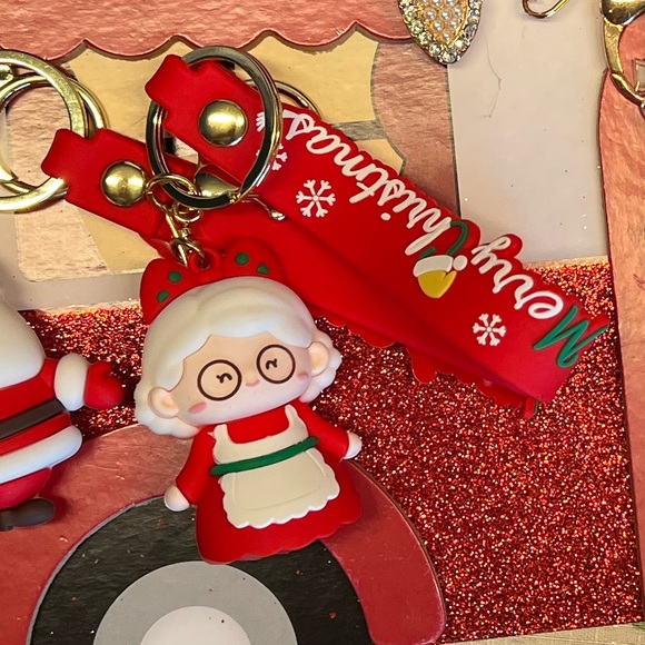 Mrs. Claus Key Charm / Purse Charm/ Backpack Charm - Picture 2 of 7